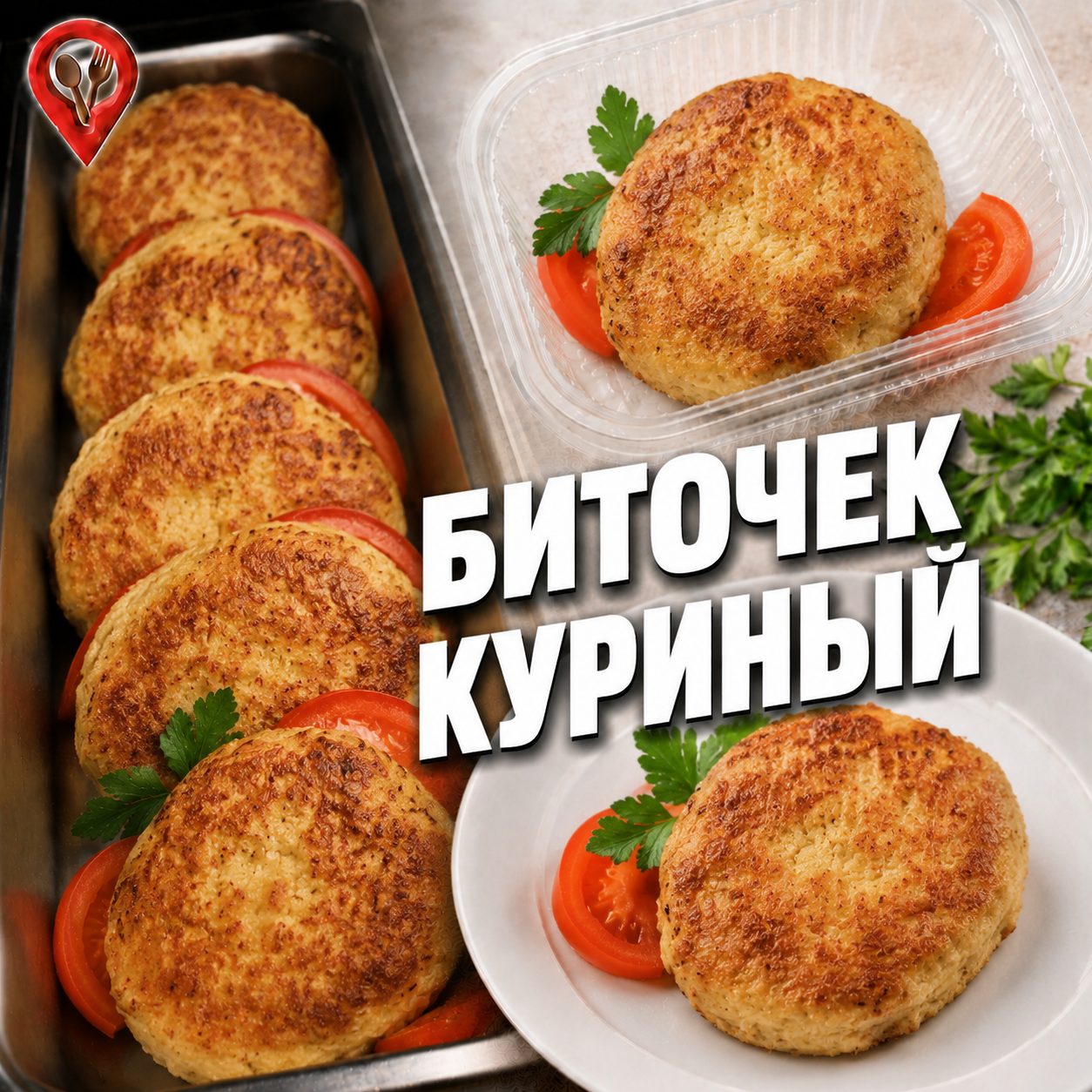 Биточек куриный