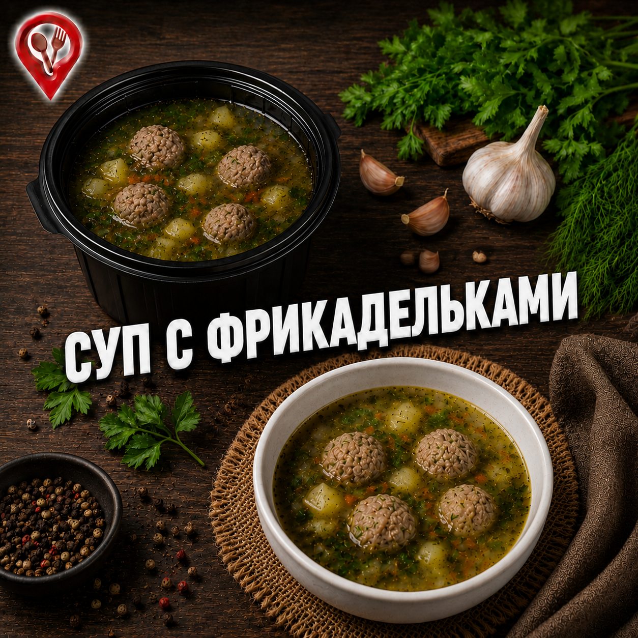 Суп с фрикадельками